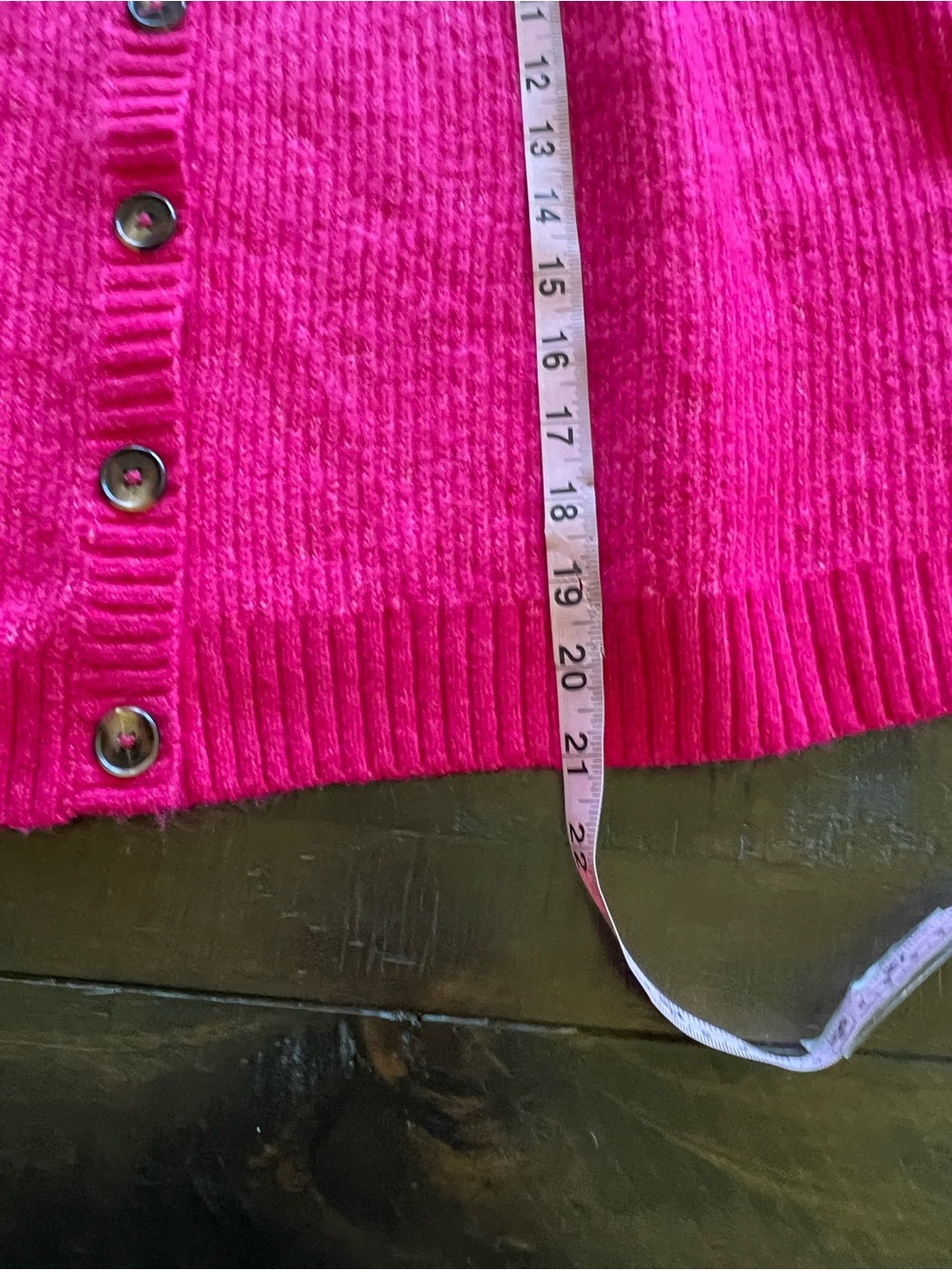 Torrid Womens Cashmere Vegan Cardigan Pink Peacock Crew Sweater Plus 2 2X 18-20 - Picture 6 of 6